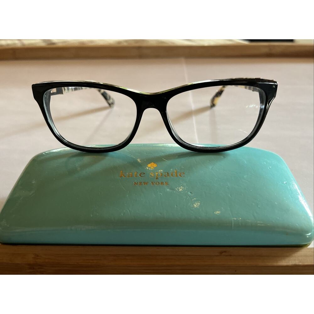 Kate Spade Women's Eyeglasses Frame MYRNA 807 sz 53-15-140 Black Tortoise Speck